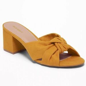 Old Navy Ochre Knotted Mules